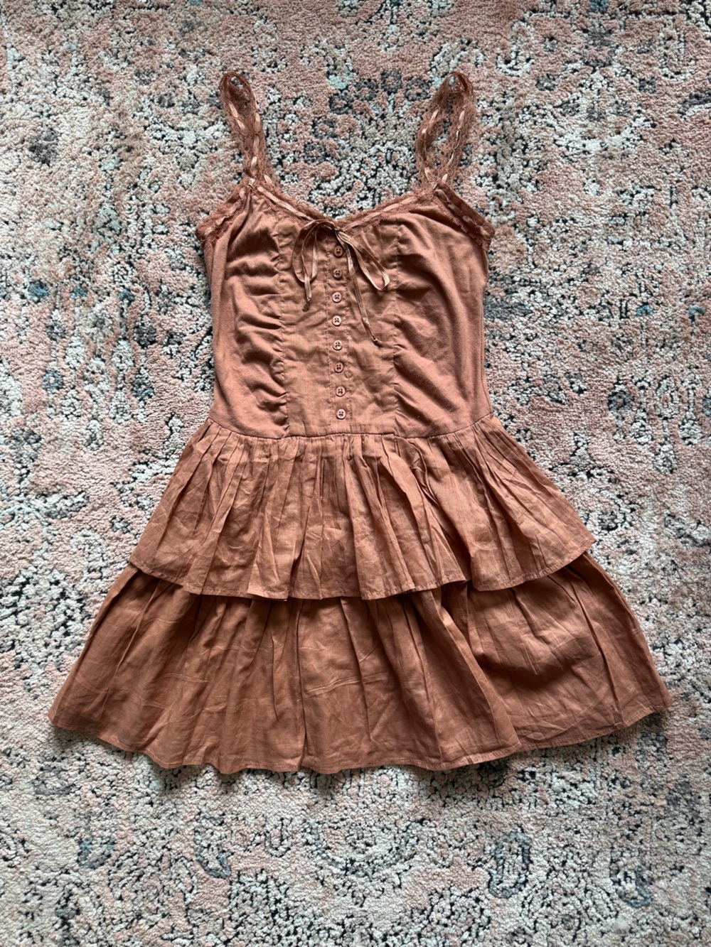 Western Bratz Doll Tiered Mini Dress